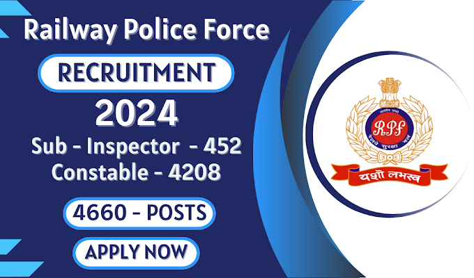 RPF Recruitment 2024 4660 Constable Posts Apply Now