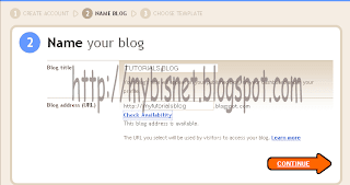 Tutorial Create an Blogspot