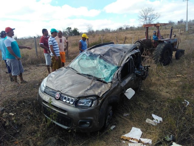 Guarda municipal morre após carro capotar em Coronel João Sá