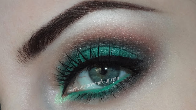 green brown smokey makeup