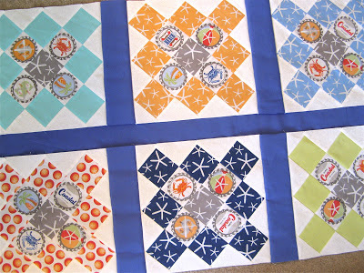 Quilt made with Going Coastal by Emily Herrick for Michael Miller Fabrics