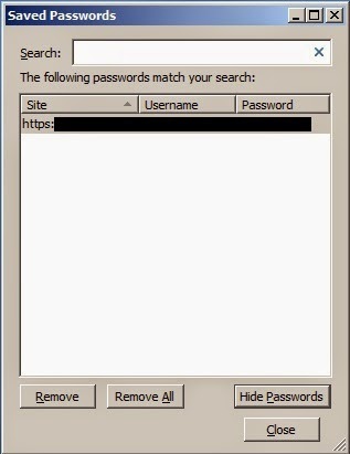 remove password mozilla firefox