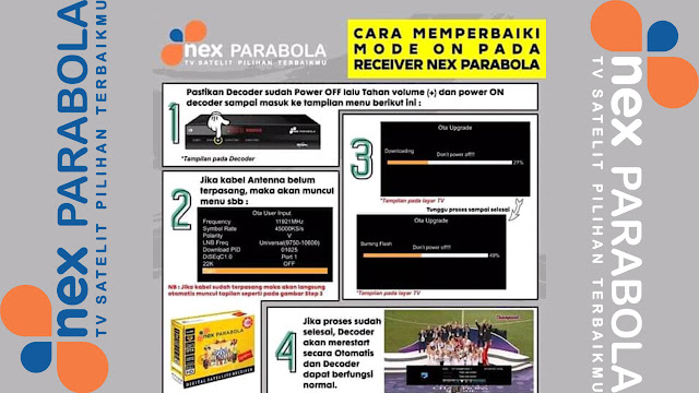 Cara Mengatasi Nex Parabola Gagal Upgrade OTA