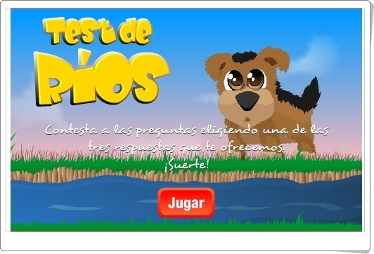 "Test de ríos de España" (Juego de Ciencias Sociales de Primaria)