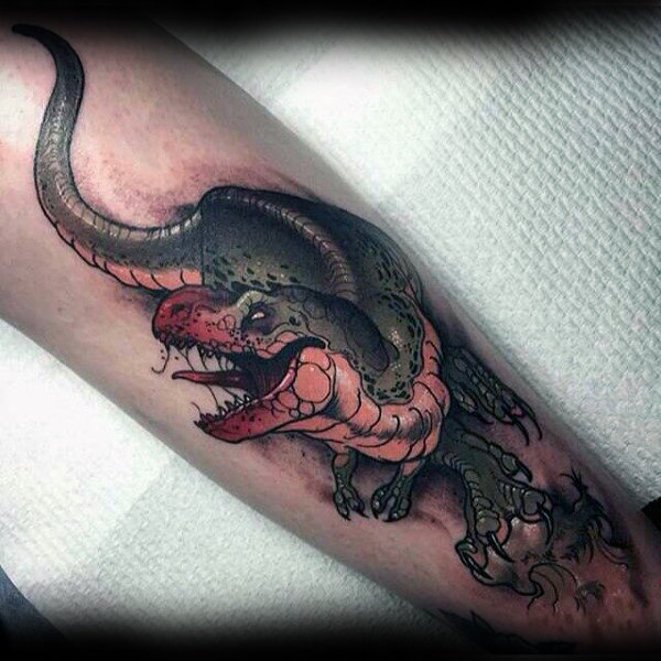 Tatuagem na canela - 40 ideias masculinas