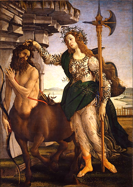 Sandro Botticelli: Pallas and the Centaur