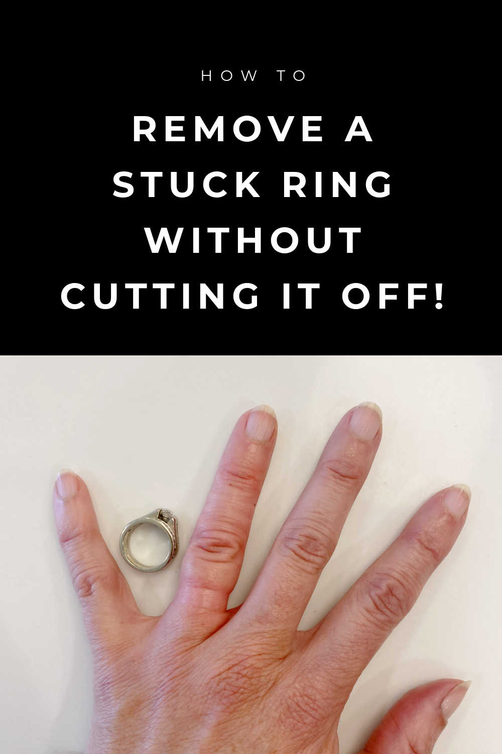 Remove A Ring Stuck On A Sore Swollen Finger With Dental Floss - YouTube