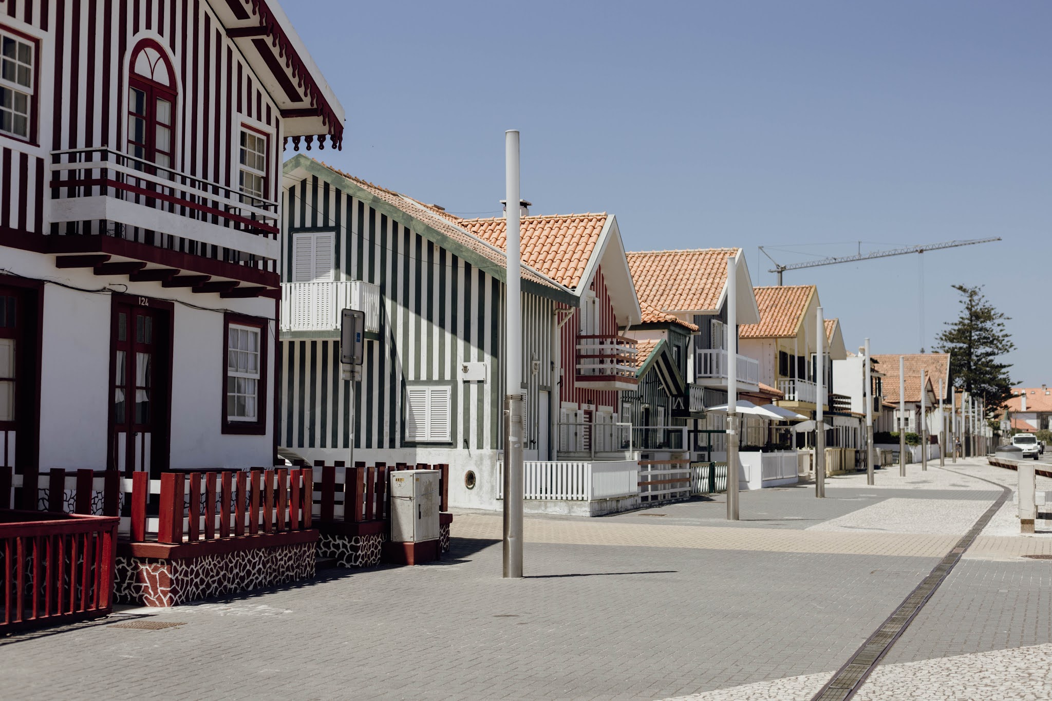 Casas da Costa Nova em Aveiro, Portugal