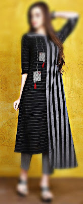 pakistani black dress design for girls