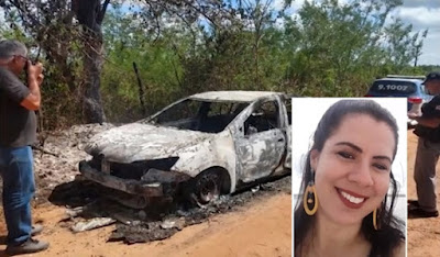Bahia: Ossada encontrada em carro carbonizado é de mulher desaparecida em Vera Cruz