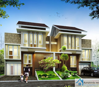 Contoh Gambar  Rumah  Minimalis 2 Lantai Sederhana  Terbaru 