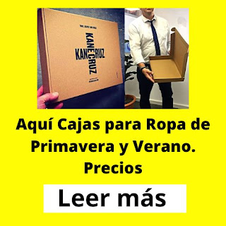 Aquí Cajas para Ropa de Primavera y Verano.