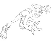 #11 Beast Boy Coloring Page