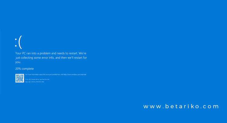 Begini Cara Mengatasi Blue Screen Pada Windows 7/8/10