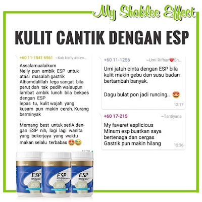 ESP Shaklee: Keistimewaan, Kebaikan, Cara Makan ESP dan 