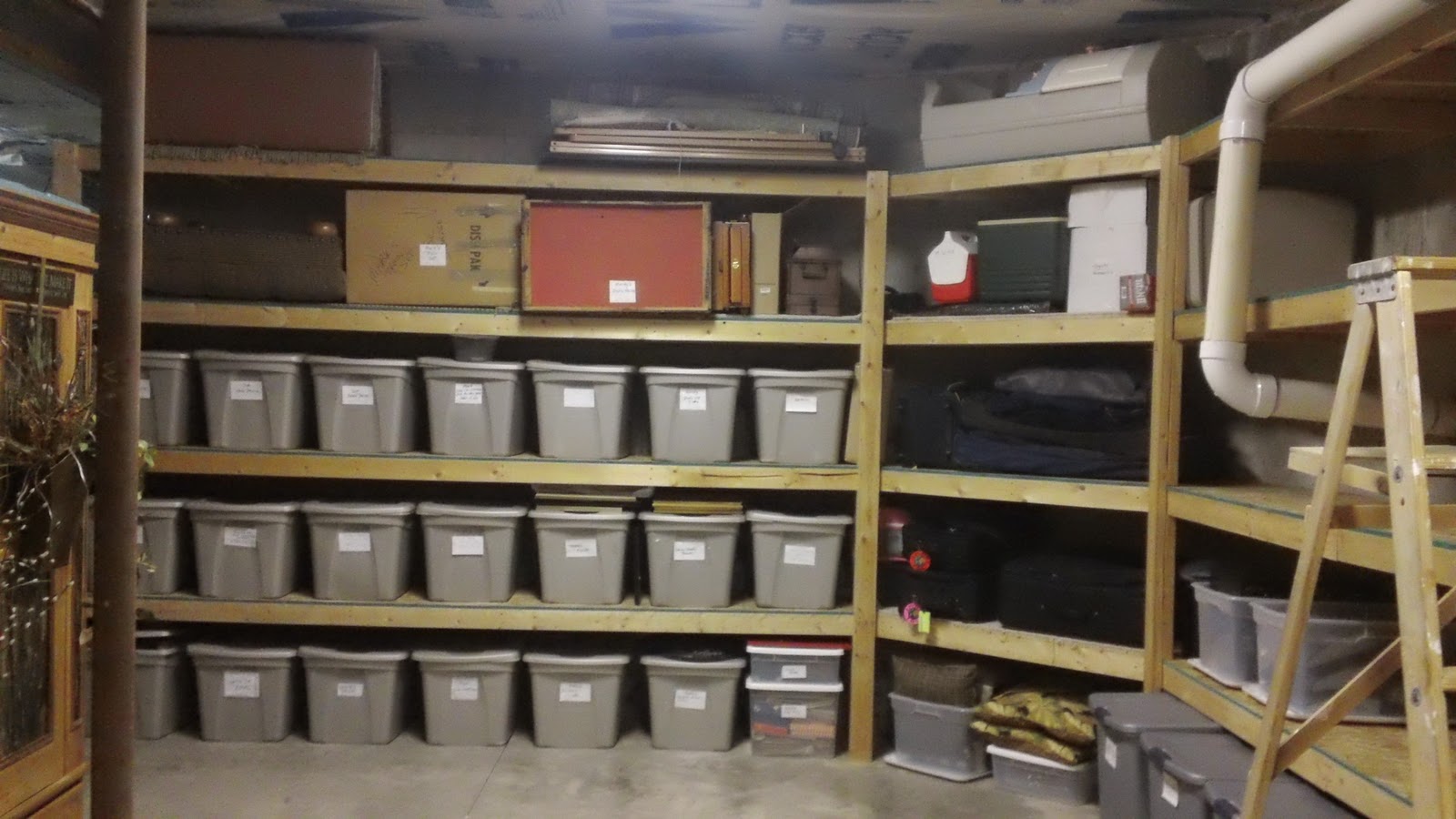 Basement Storage Organization Ideas