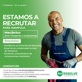 Vaga para Mecânico (m/f)