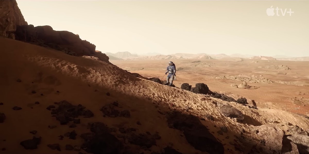 Astronaut exploring Mars in 'For All Mankind' season 4