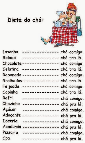 dieta do chá