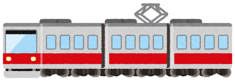 いろいろな色の電車のイラスト かわいいフリー素材集 いらすとや