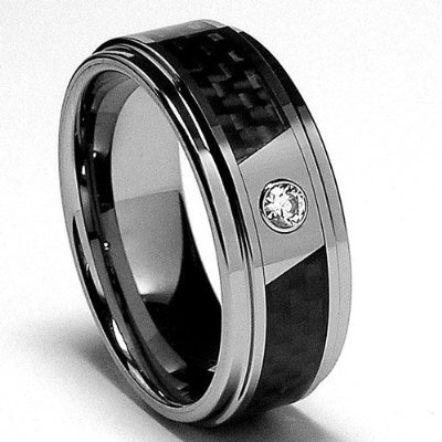 mens tungsten wedding rings with black diamonds before mens tungsten