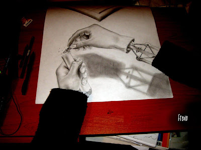 Unbelievable 3D Drawings by 17-year-old Fredo