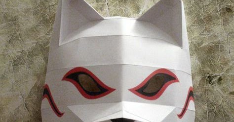 Naruto Kakashi ANBU Mask Papercraft jpg