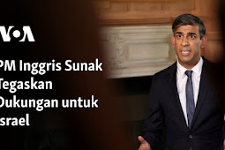 Rishi Sunak Tegaskan Dukungan untuk Israel