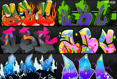 Graffiti Creator, Graffiti Alphabet