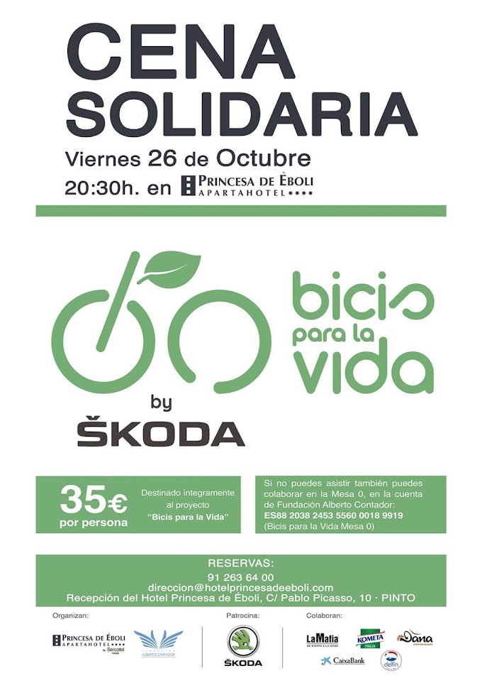 Skoda se une al proyecto Bicis para la Vida