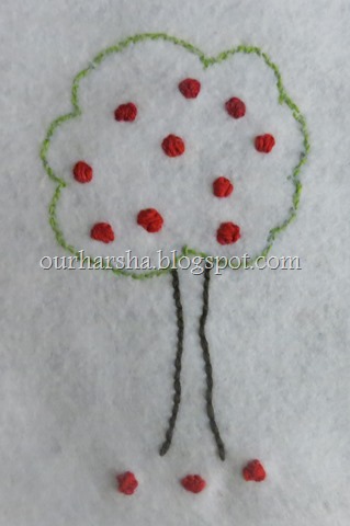 Apple Tree-Hand Embroidery (8)