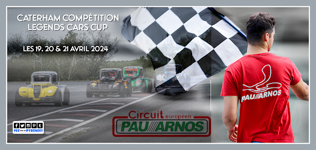 Caterham  Legends Cars  Formula Classic 2024 à Pau Arnos