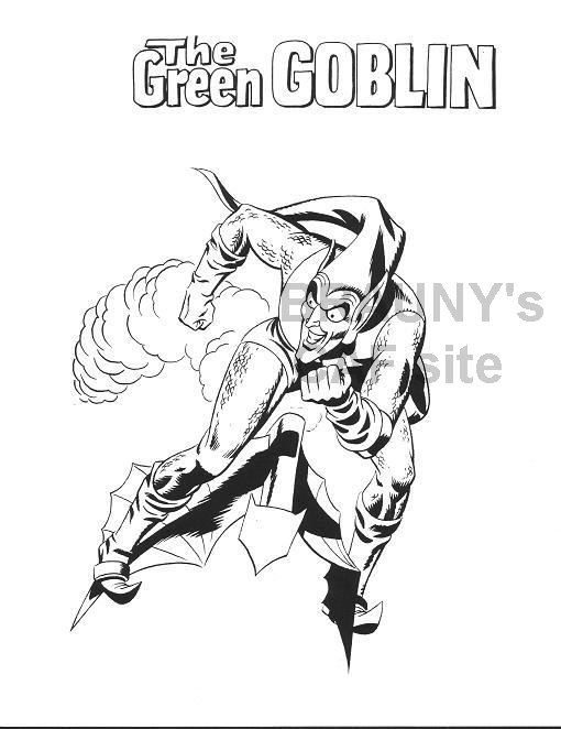 Spider Man Coloring Page