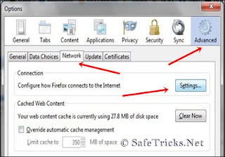 Mozilla Proxy Settings