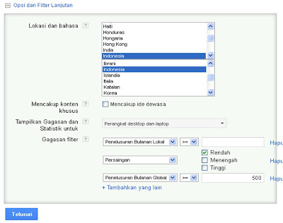 Cara Riset Keyword dengan Google Adwords