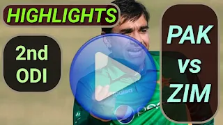 PAK vs ZIM 2nd ODI 2020