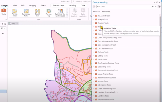 مقدمة عن تحليل البيانات الجغرافية الارك جي اي اس برو | GIS Analyst