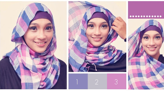 cara memakai jilbab dengan muka panjang cara memakai pashmina ayrre ii o ii