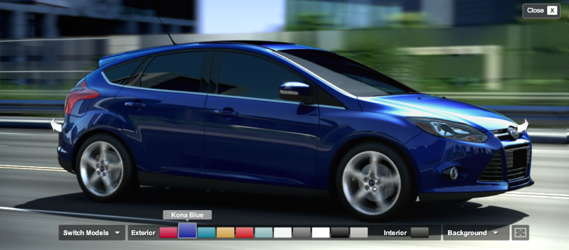 Colori Ford Focus 2011