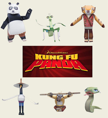 Kung Fu Panda Papercraft