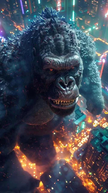 Phone Wallpaper: King kong, City, HD