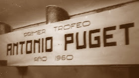 Pancarta del I Trofeo Antonio Puget, 1960