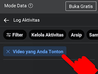 cara menghapus riwayat tontonan di fb