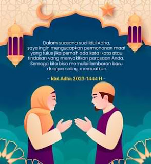 download gambar ucapan maaf idul adha 2023