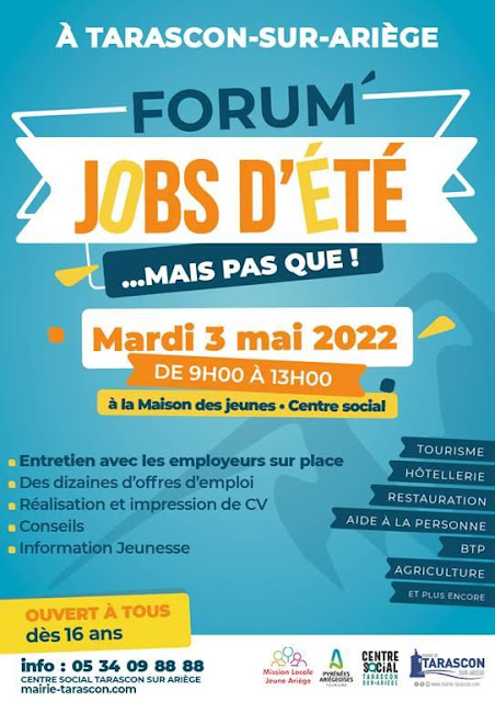 Forum'Jobs d'Eté Ariège 2022