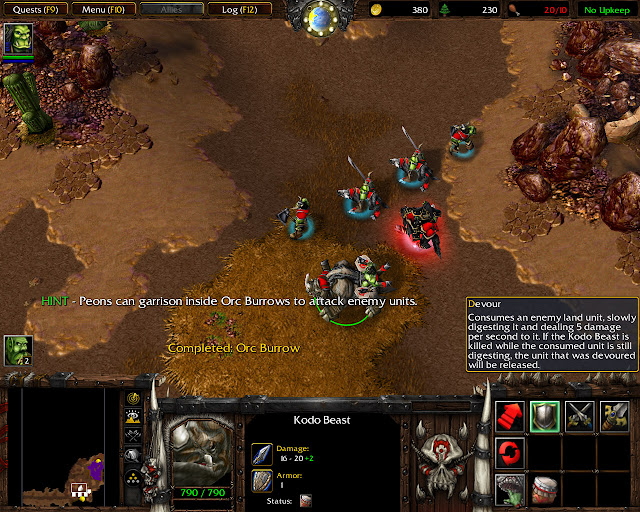 Cry of the Warsong Mission 22 | Kodo Beast Screenshot | Warcraft 3: Reign of Chaos