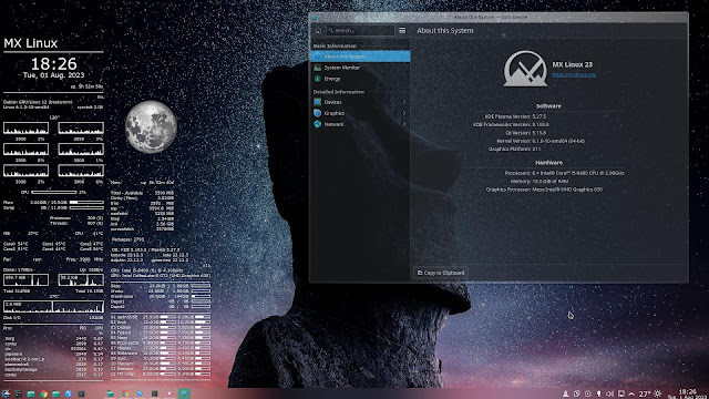 MX Linux 23 “Libretto” KDE