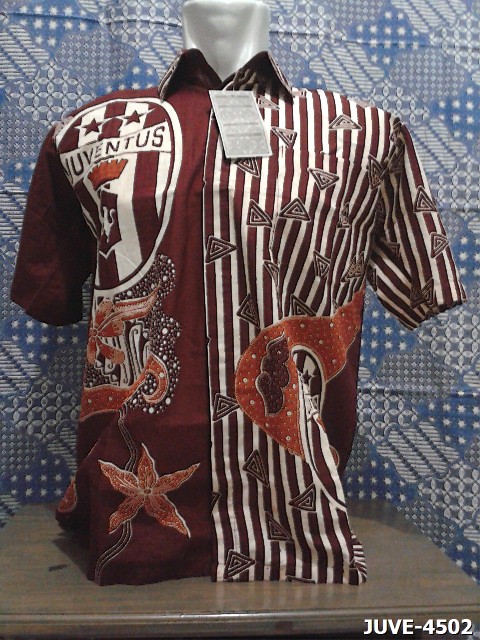 Hem Batik Bola Juventus JUVE 4502 KOLEKSI BATIK TERLENGKAP