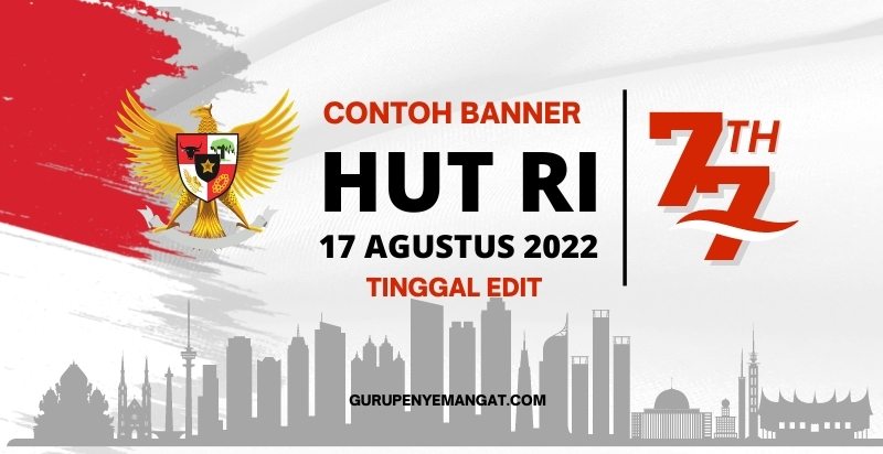 Contoh Banner 17 Agustus 2022