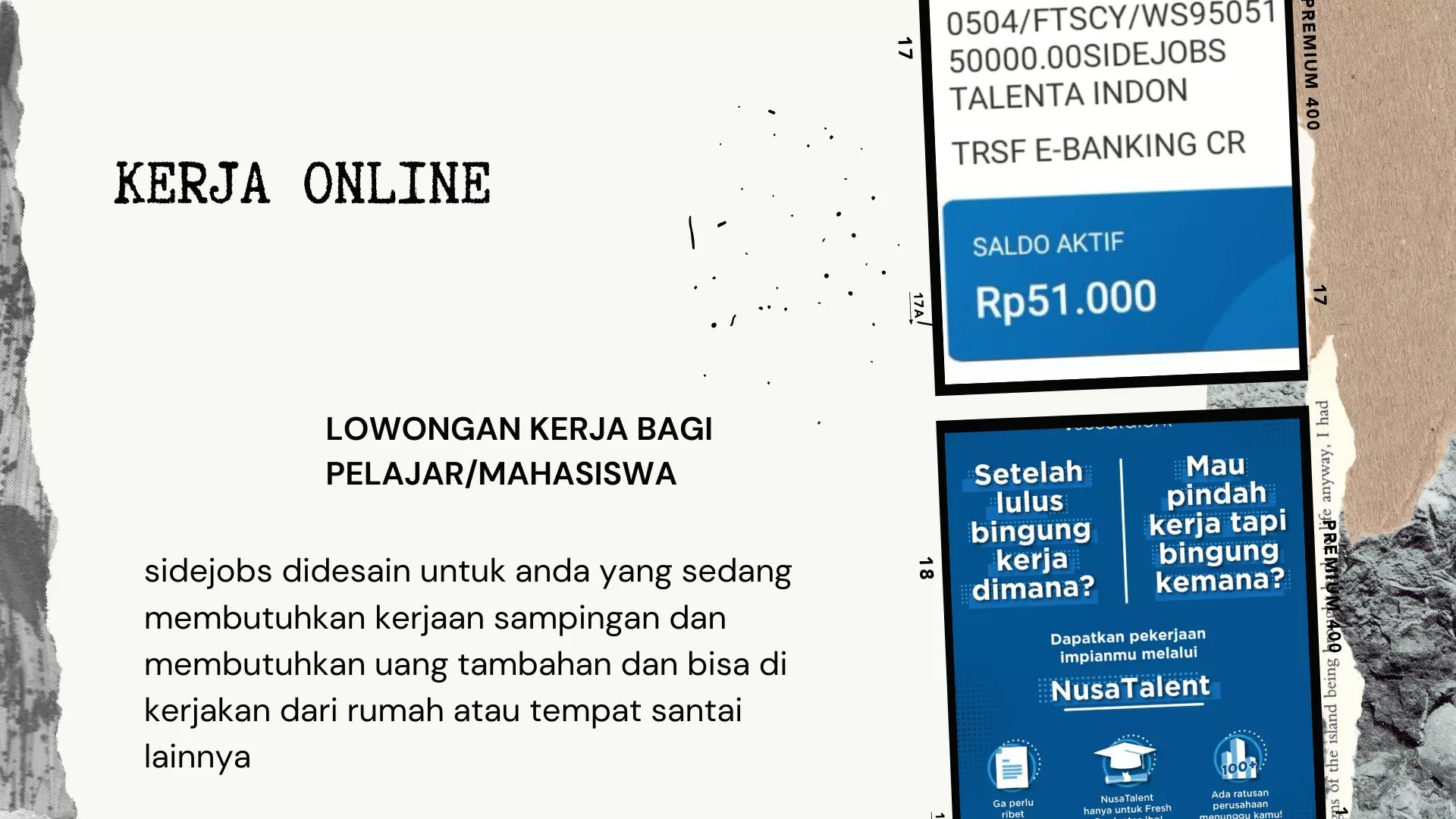 Kerja Online Gratis Tanpa Biaya Pendaftaran Untuk Pelajar/Mahasiswa Kerja Online Gratis Tanpa Biaya Pendaftaran Untuk Pelajar/Mahasiswa